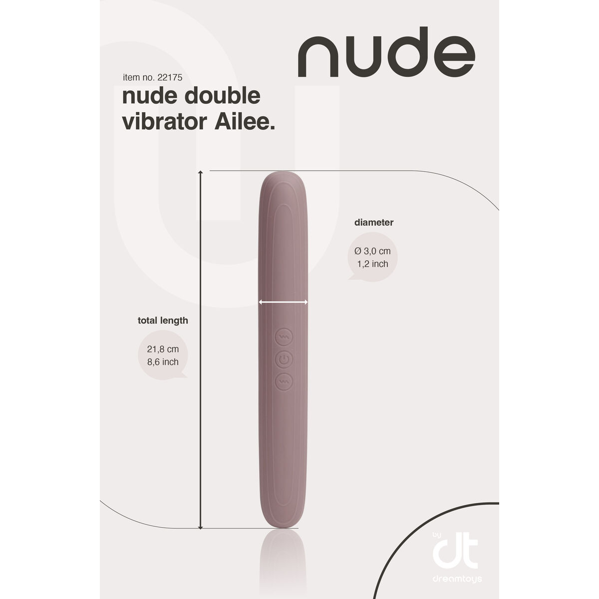 Vibrátor Dream Toys Nude Fialový